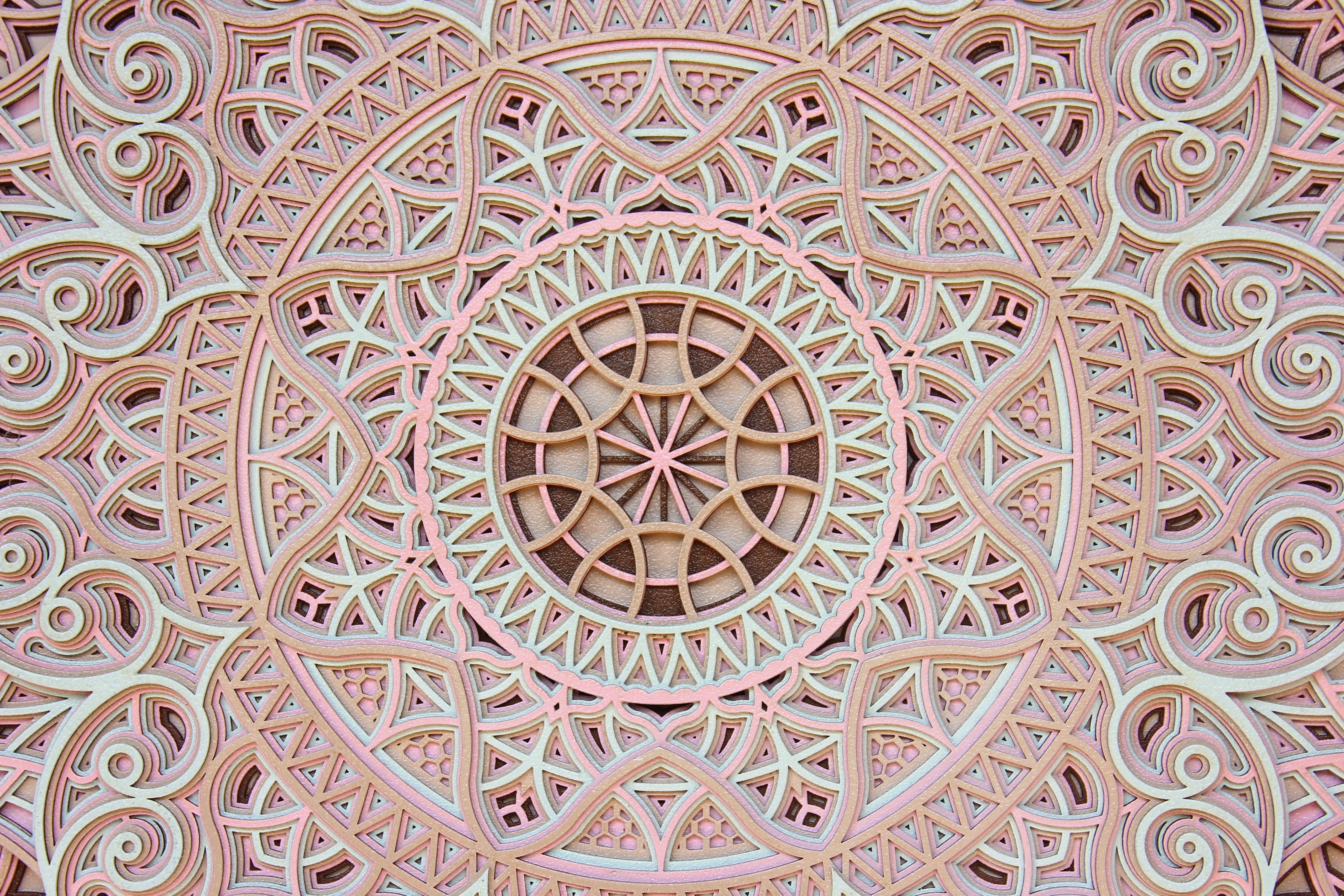 Wooden Handicraft Square - 12 Layers