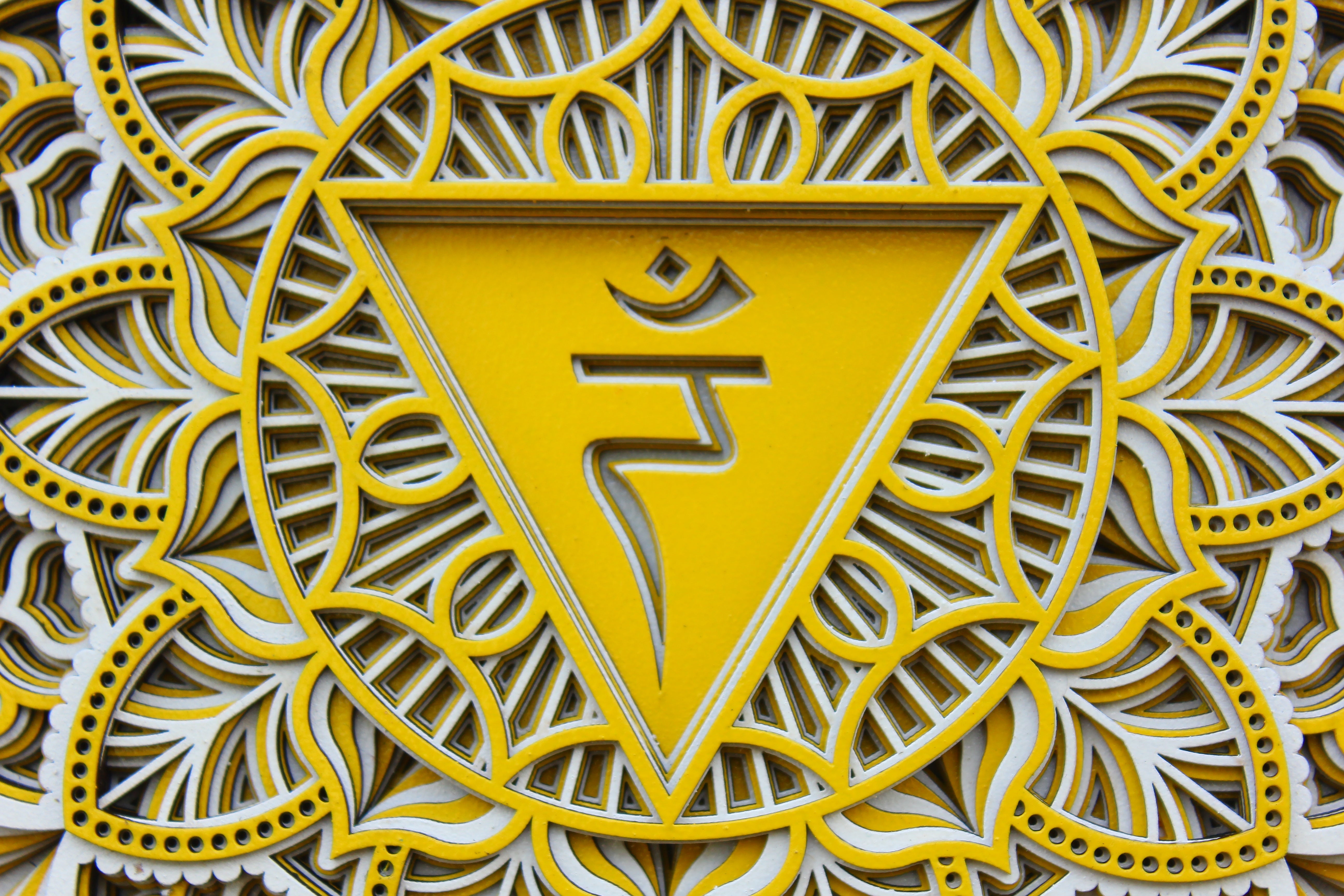 Solar Plexus Chakra -Seven Chakras, Healing, Meditation, Reiki, Yoga, Decor, Gift
