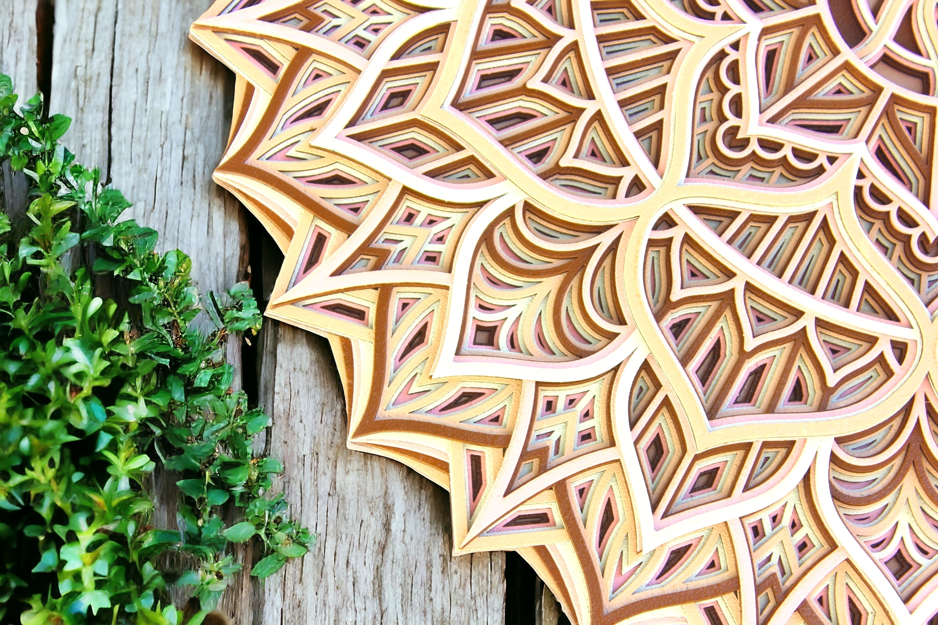 Mandala Wall Art- Peace, Spiritual awakening, Decor, Yoga studio, Living Room, Gift