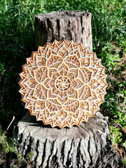 Mandala Wall Art- Peace, Spiritual awakening, Decor, Yoga studio, Living Room, Gift