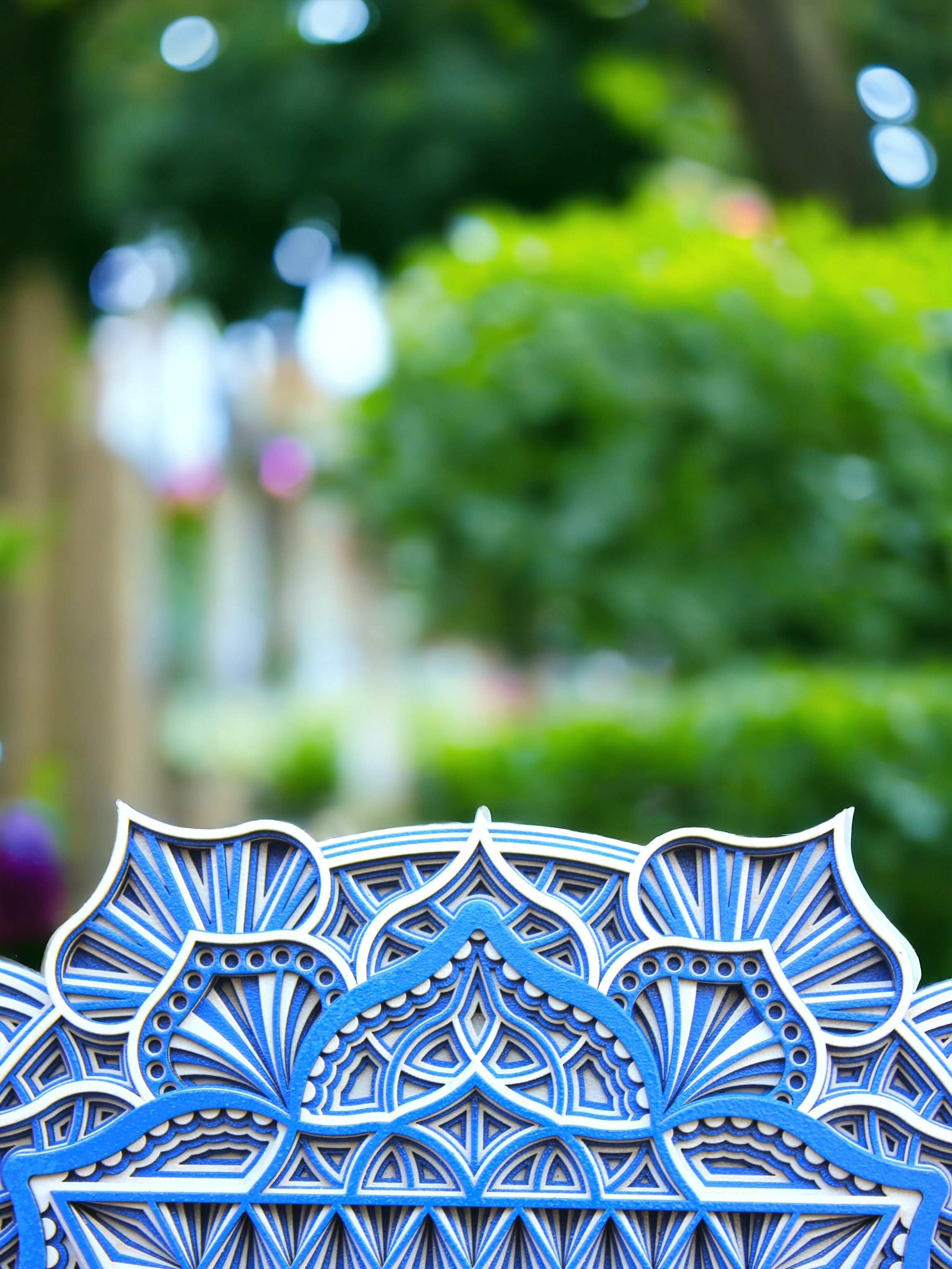 Third Eye Chakra Mandala Wall Art- Healing, Reiki, Yoga, Meditation, Spiritual Gift, Yoga Studio, Living Room