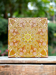 Layered art , Multilayering Square - 9 Layers