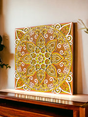 Layered art , Multilayering Square - 9 Layers