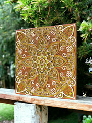 Layered art , Multilayering Square - 9 Layers