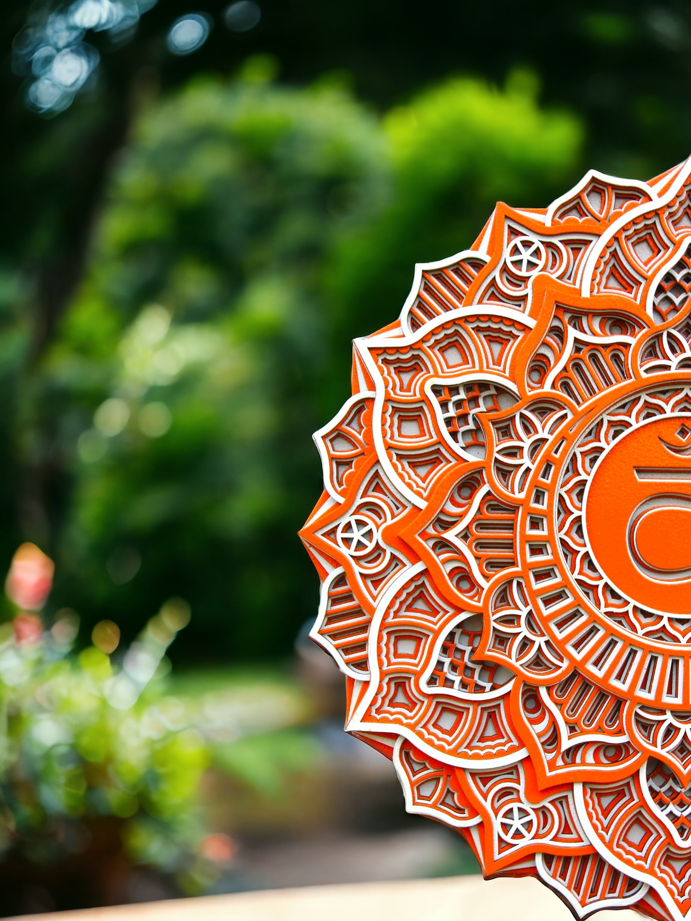 Sacral Chakra Mandala Art- Healing, Seven chakras, Perfect gift & Decor, Meditation