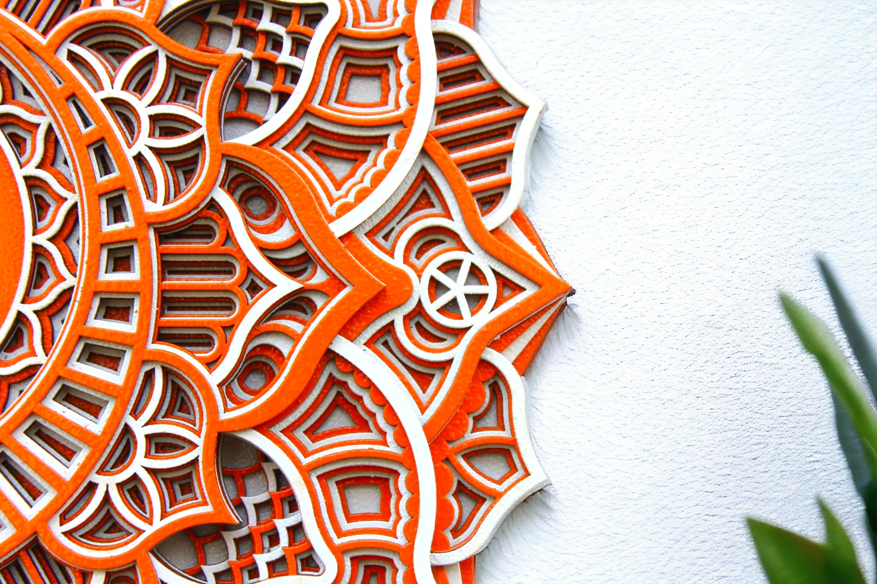 Sacral Chakra Mandala Art- Healing, Seven chakras, Perfect gift & Decor, Meditation