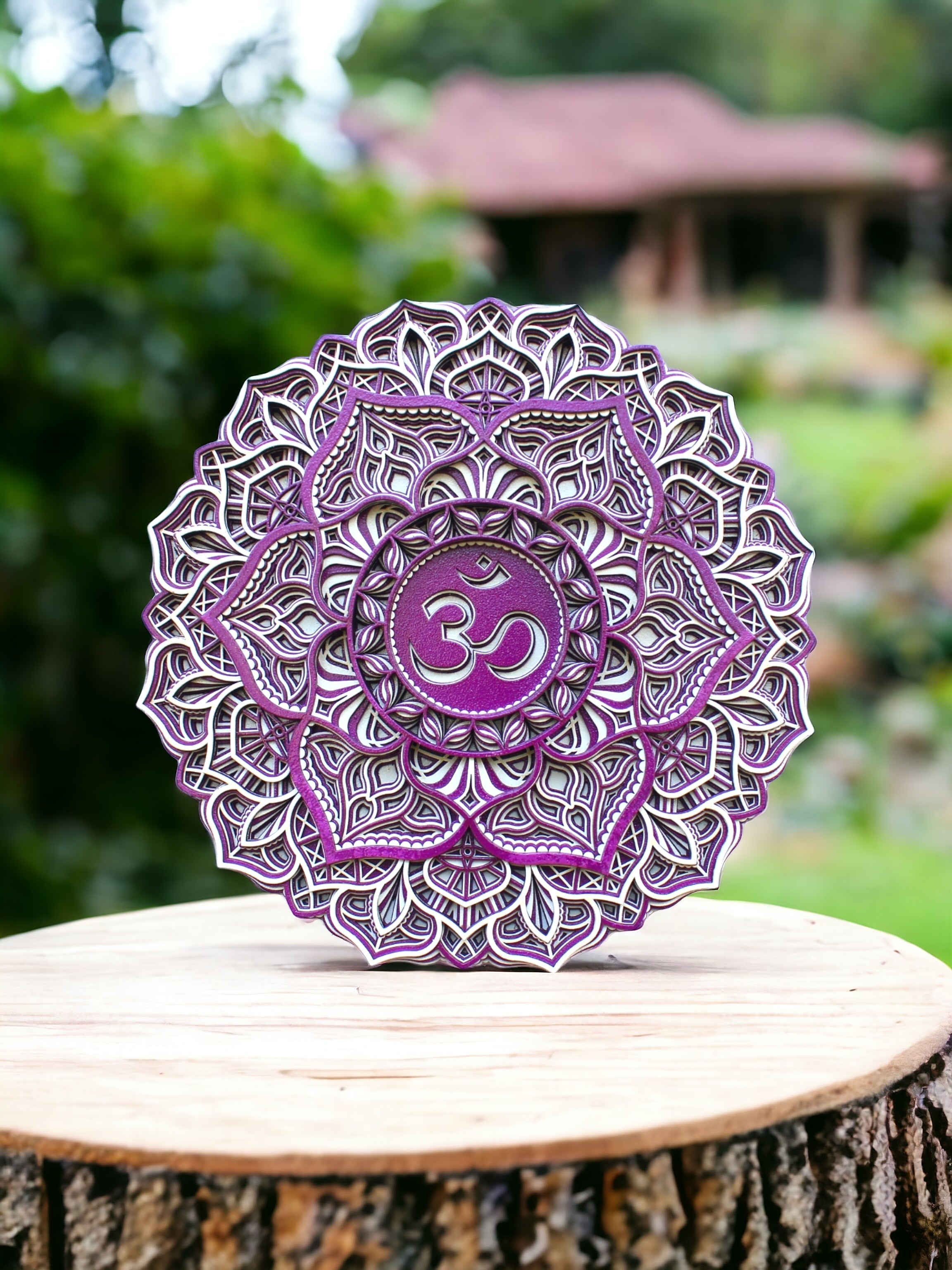 Crown Chakra Mandala Wall Hanging- Meditation, Sahasrara Chakra, Connecting to inner self Focus