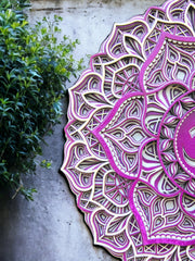 Crown Chakra Mandala Wall Hanging- Meditation, Sahasrara Chakra, Connecting to inner self Focus