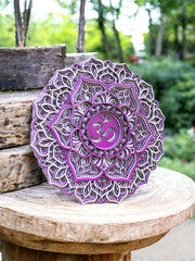 Crown Chakra Mandala Wall Hanging- Meditation, Sahasrara Chakra, Connecting to inner self Focus