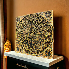 New Grey Mandala Wall Hanging, Unique gift, Vaastu, Peace, focus, Meditation, Home decor