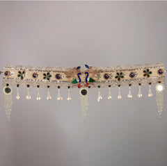 Peacock Majesty Toran – Handcrafted Traditional Peacock Design Bandhanwar for Home Entrance, Pooja Room & Festive Decoration