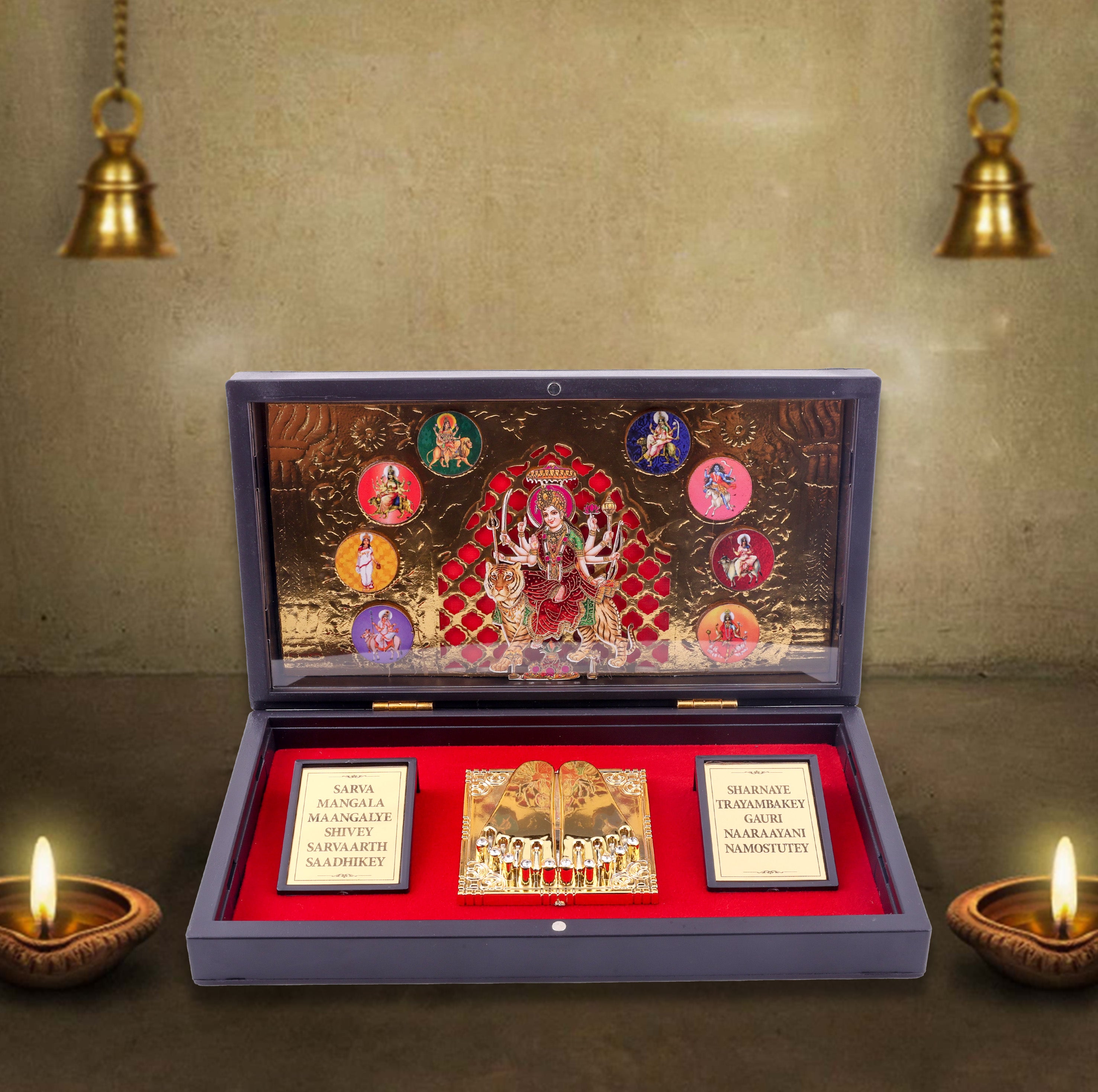 Pocket Temple of Maa Durga – Compact & Travel-Friendly Mini Mandir