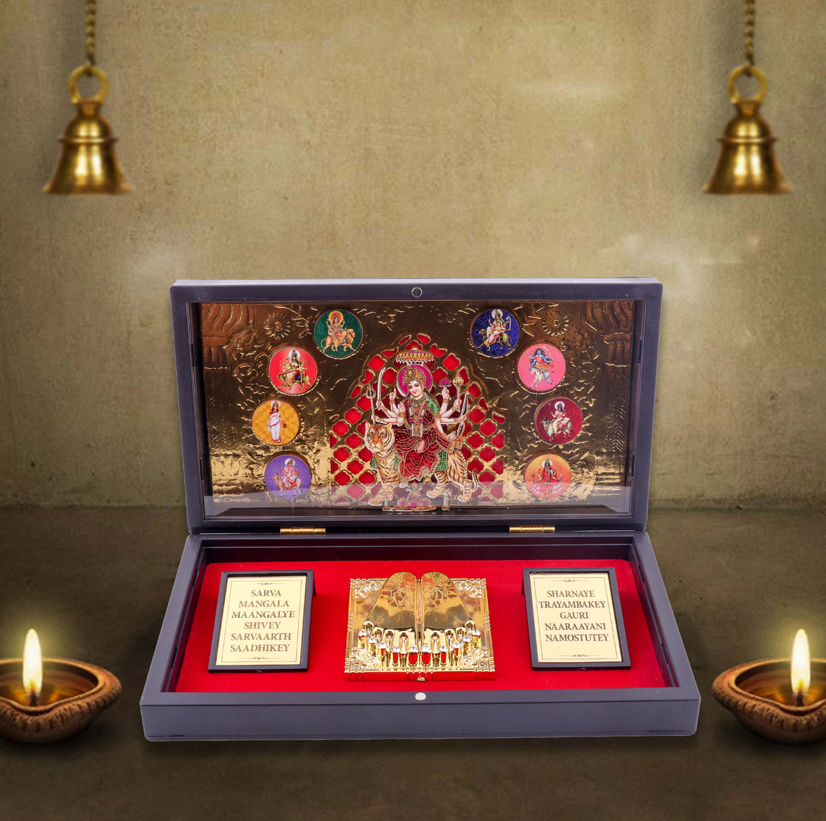 Pocket Temple of Maa Durga – Compact & Travel-Friendly Mini Mandir