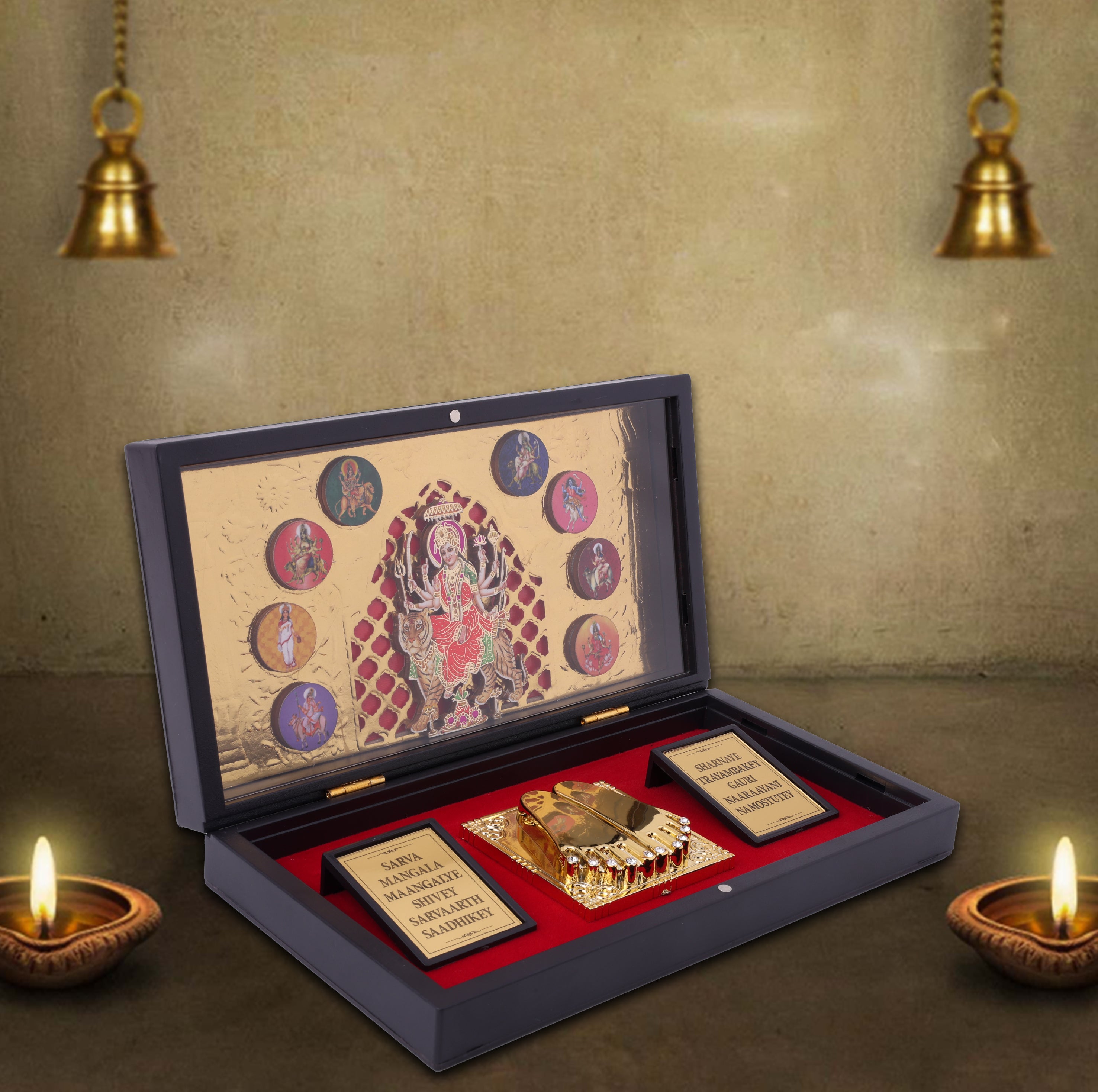 Pocket Temple of Maa Durga – Compact & Travel-Friendly Mini Mandir