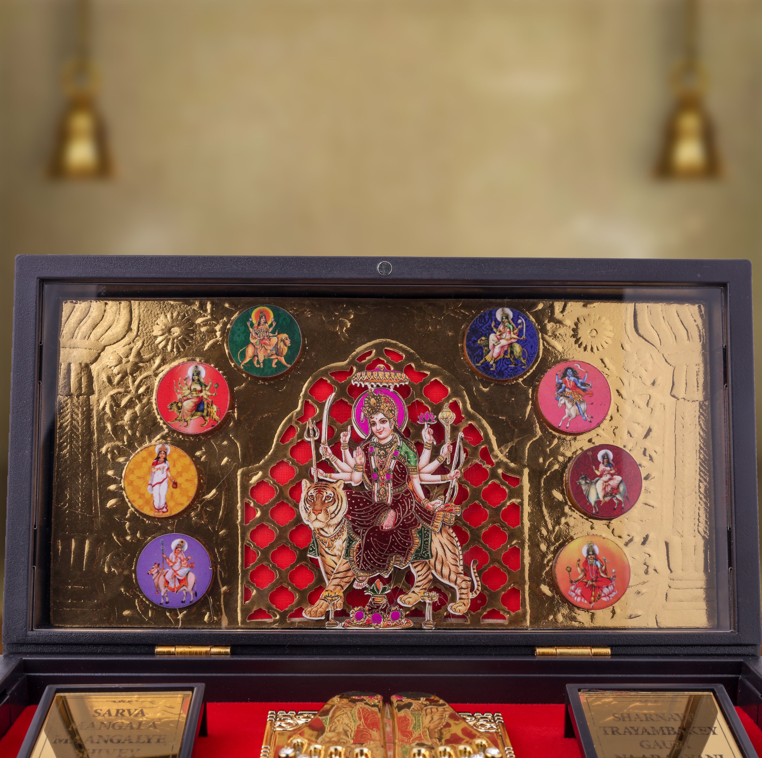 Pocket Temple of Maa Durga – Compact & Travel-Friendly Mini Mandir