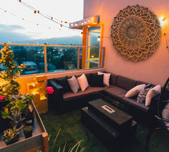 Traditional 3 tome Circle Wooden Mandala Wall Hanging, Perfect Decor, Meditation, Gift