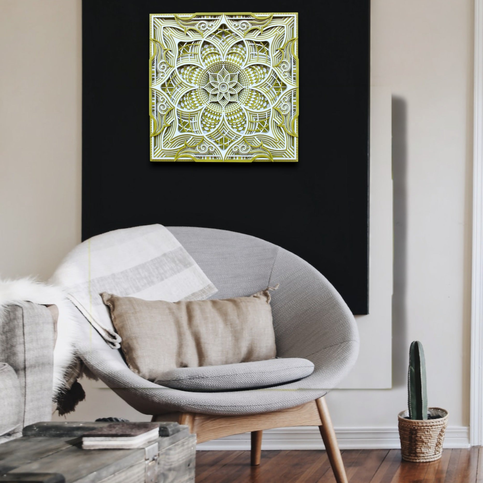 Mandala Wall Art- Home Decor, Unique Gift, Living room