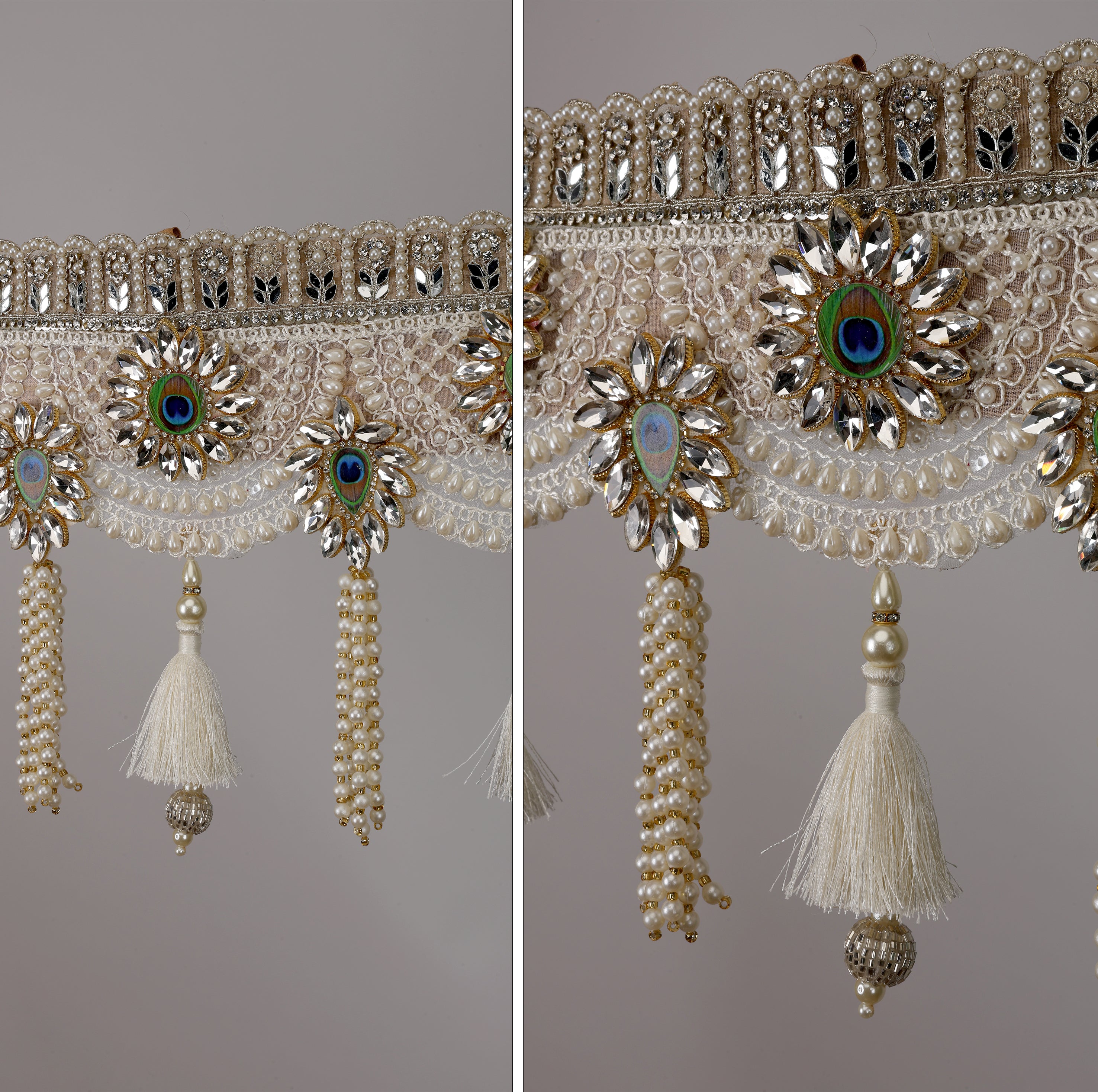 Peacock Divine Toran – Vibrant Ethnic Bandhanwar with Peacock Motifs for Auspicious Decor